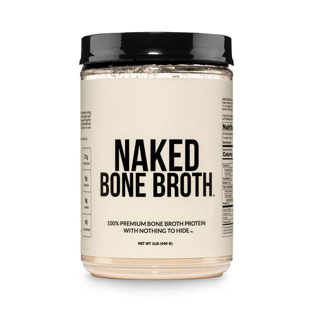 Bone Broth Protein Powder | Naked Bone Broth - 1LB