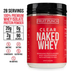Fruit Punch Whey Protein Isolate | Clear Naked Whey