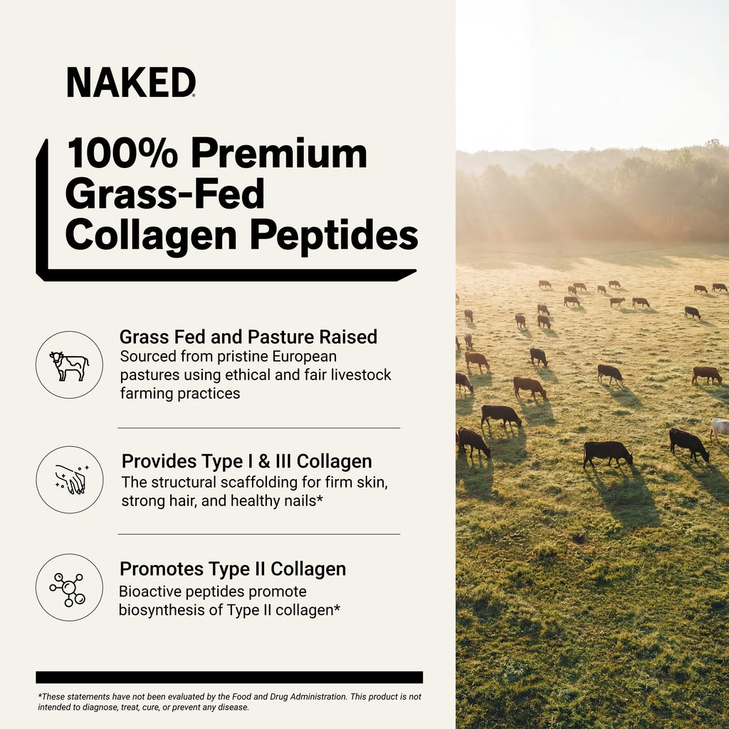 Vanilla Collagen Peptides Powder | Naked Collagen - 1.2 LB