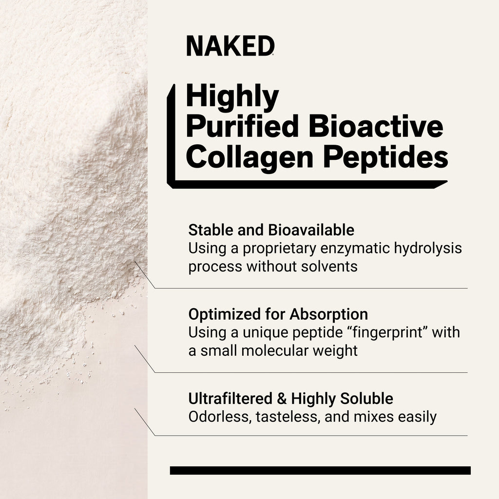 Caramel Collagen Peptides Powder | Naked Collagen - 1.2 LB