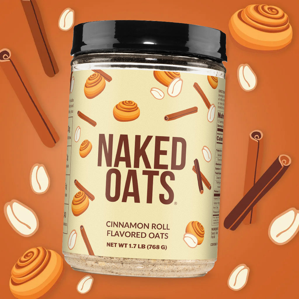 Cinnamon Roll Protein Oats | Naked Oats