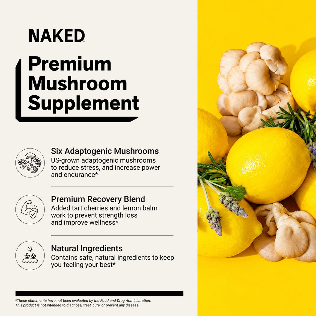 Recovery Mushroom Supplement | Naked Adaptogen