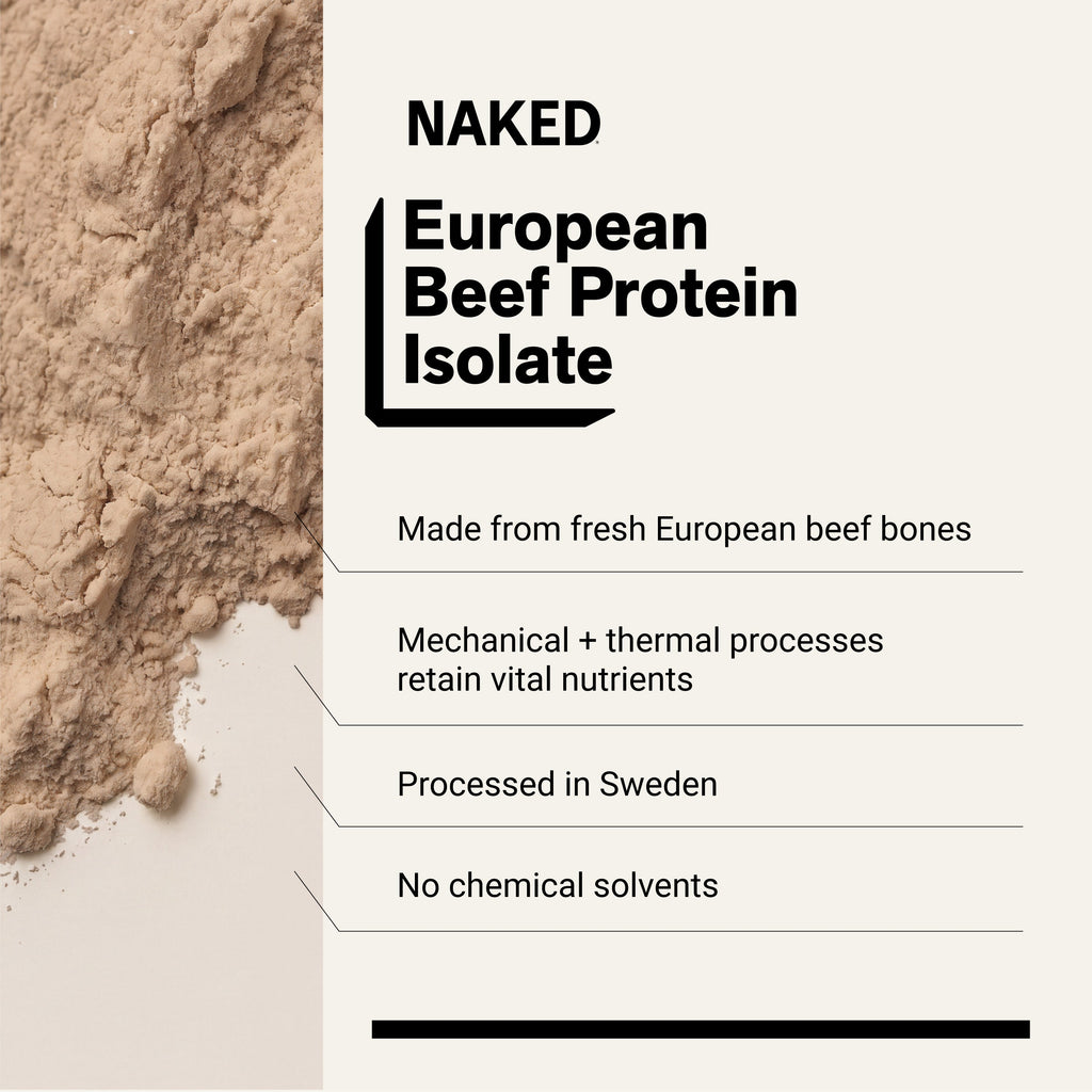 Vanilla Beef Protein Powder | Naked Vanilla Beef Protein - 1.2LB