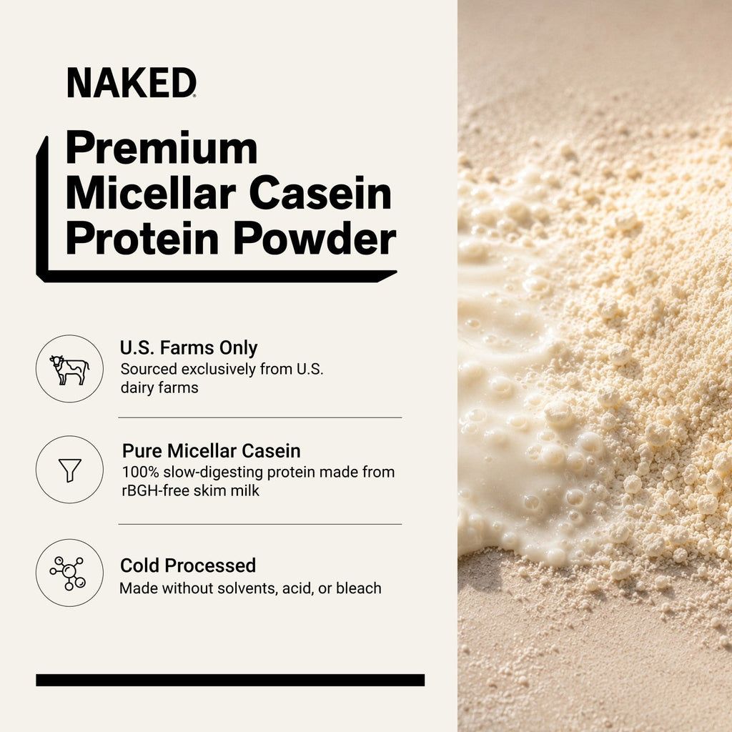 Micellar Casein Protein Powder Supplement