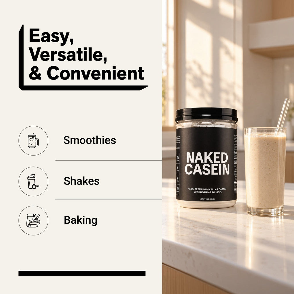 Micellar Casein Protein Powder Supplement