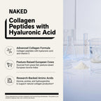 Chocolate Collagen Peptides with Hyaluronic Acid | Naked Collagen Advanced - 1.3 LB