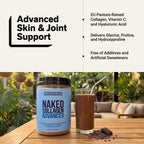 Chocolate Collagen Peptides with Hyaluronic Acid | Naked Collagen Advanced - 1.3 LB