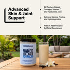 Vanilla Collagen Peptides with Hyaluronic Acid | Naked Collagen Advanced - 1.3 LB