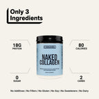 Caramel Collagen Peptides Powder | Naked Collagen - 1.2 LB