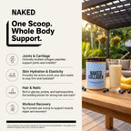 Collagen Peptides Protein Powder | Naked Collagen - 20 oz
