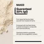 Grass-Fed Colostrum Powder | Naked Colostrum - 150 Servings