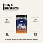 Orange Creatine Monohydrate Powder | Naked Creatine - 1.1LB