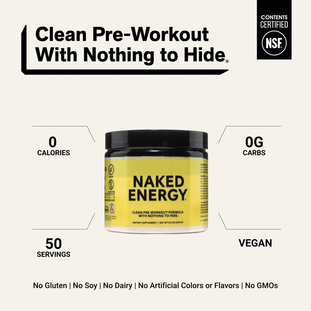 Pre Workout Supplement | Naked Energy - 50 Servings