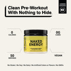 Pre Workout Supplement | Naked Energy - 50 Servings