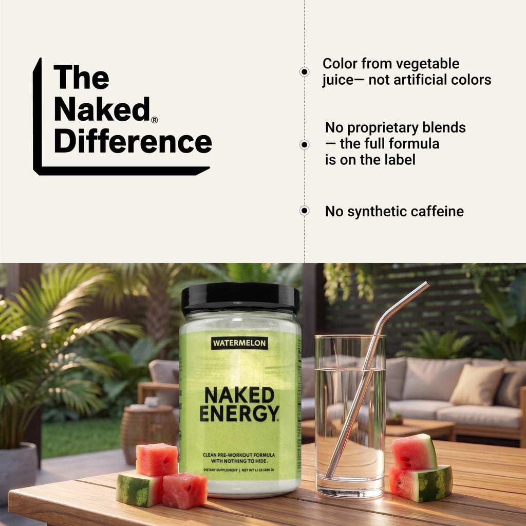 Watermelon Pre Workout Supplement | Naked Energy - 30 Servings