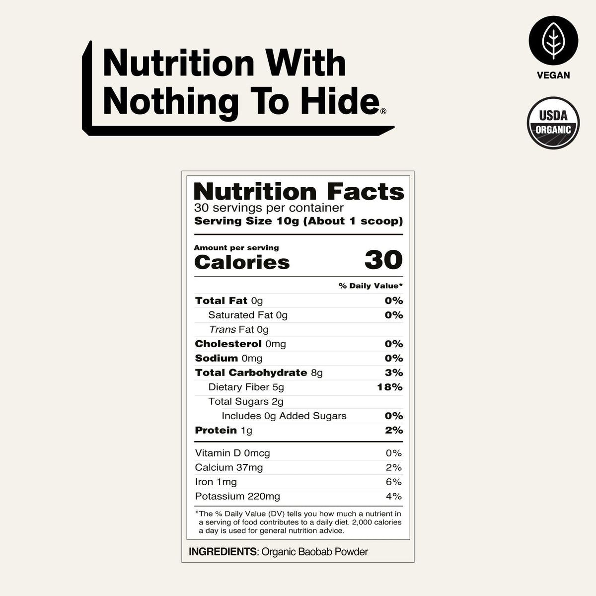 Organic Fiber Supplement | Naked Fiber
