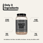 Chocolate Goat Whey Protein Powder | Naked Goat - 2lb