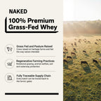 Grass Fed Whey Protein Powder | Naked Whey - 1LB