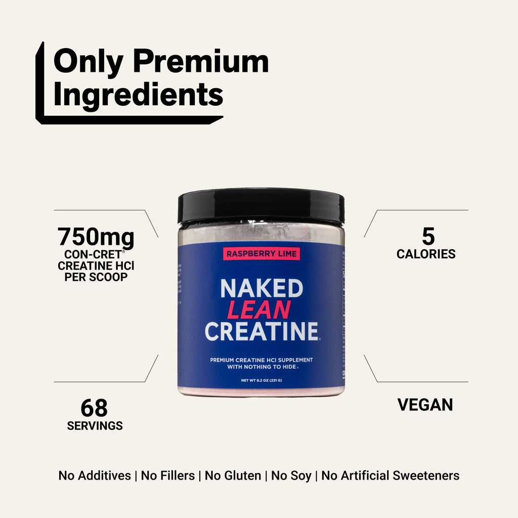 Raspberry Lime Creatine HCl Powder | Naked Lean Creatine - 231g