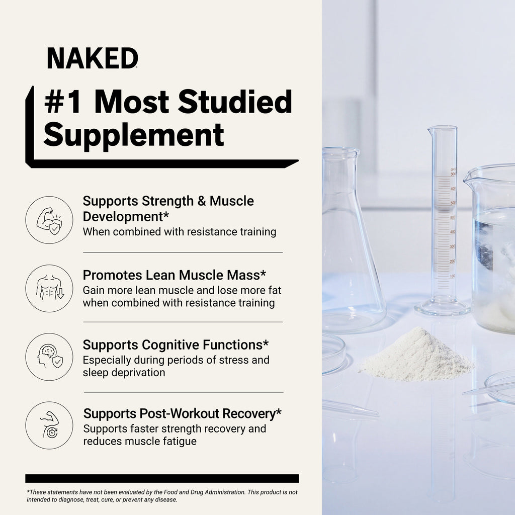 Creatine HCl Travel Packets | Naked Lean Creatine - 30 Servings