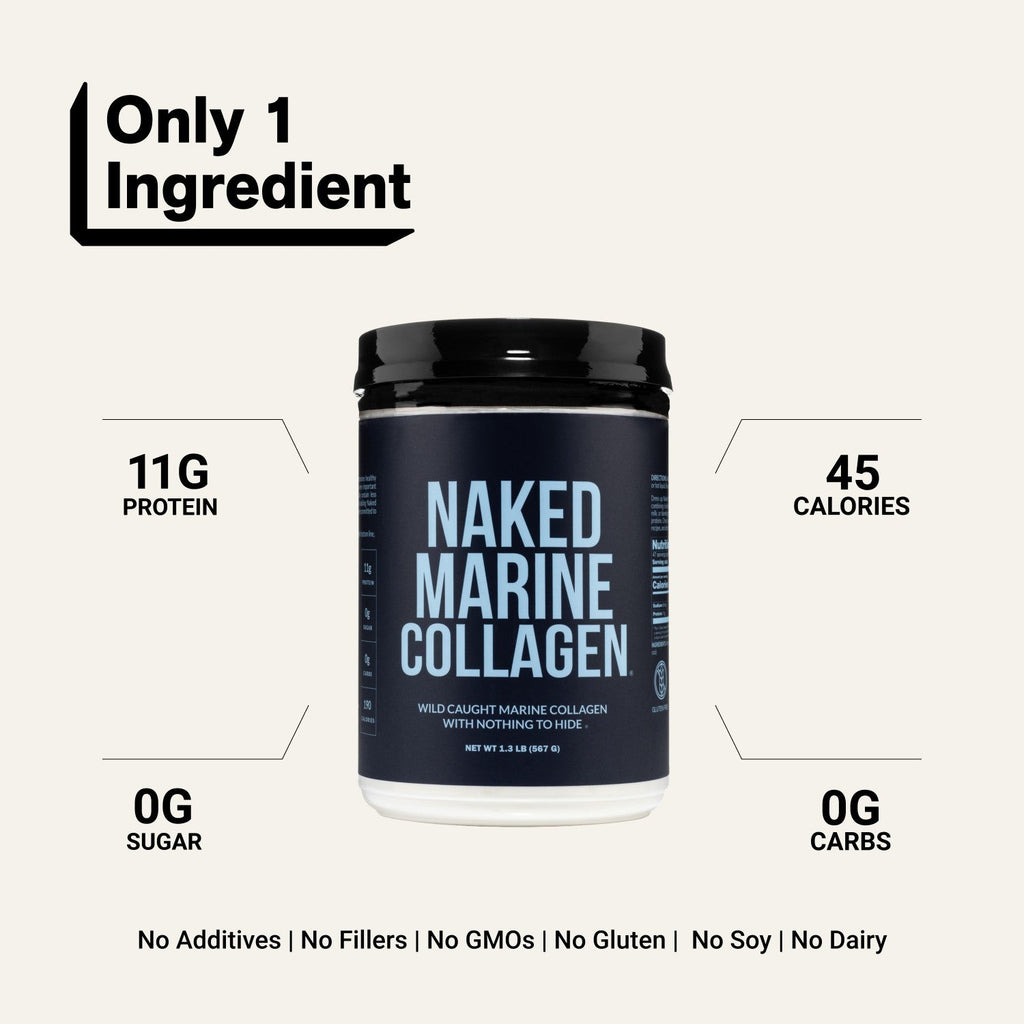 Marine Collagen Peptides Protein Powder | Naked Marine Collagen