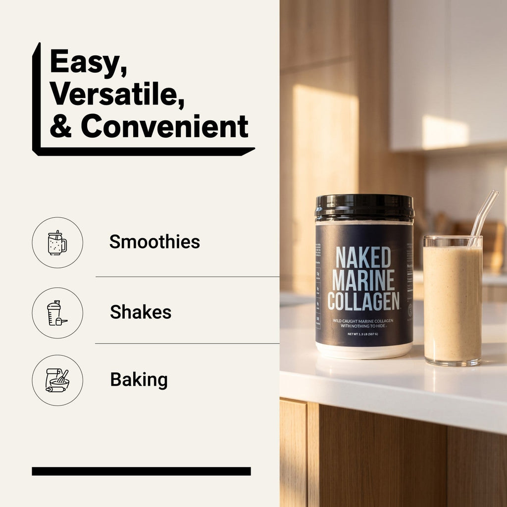 Marine Collagen Peptides Protein Powder | Naked Marine Collagen