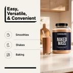 Chocolate Mass Gainer Protein Supplement | Naked Chocolate Mass - 8LB