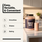 Strawberry Mass Gainer Protein Supplement | Naked Mass - 8LB