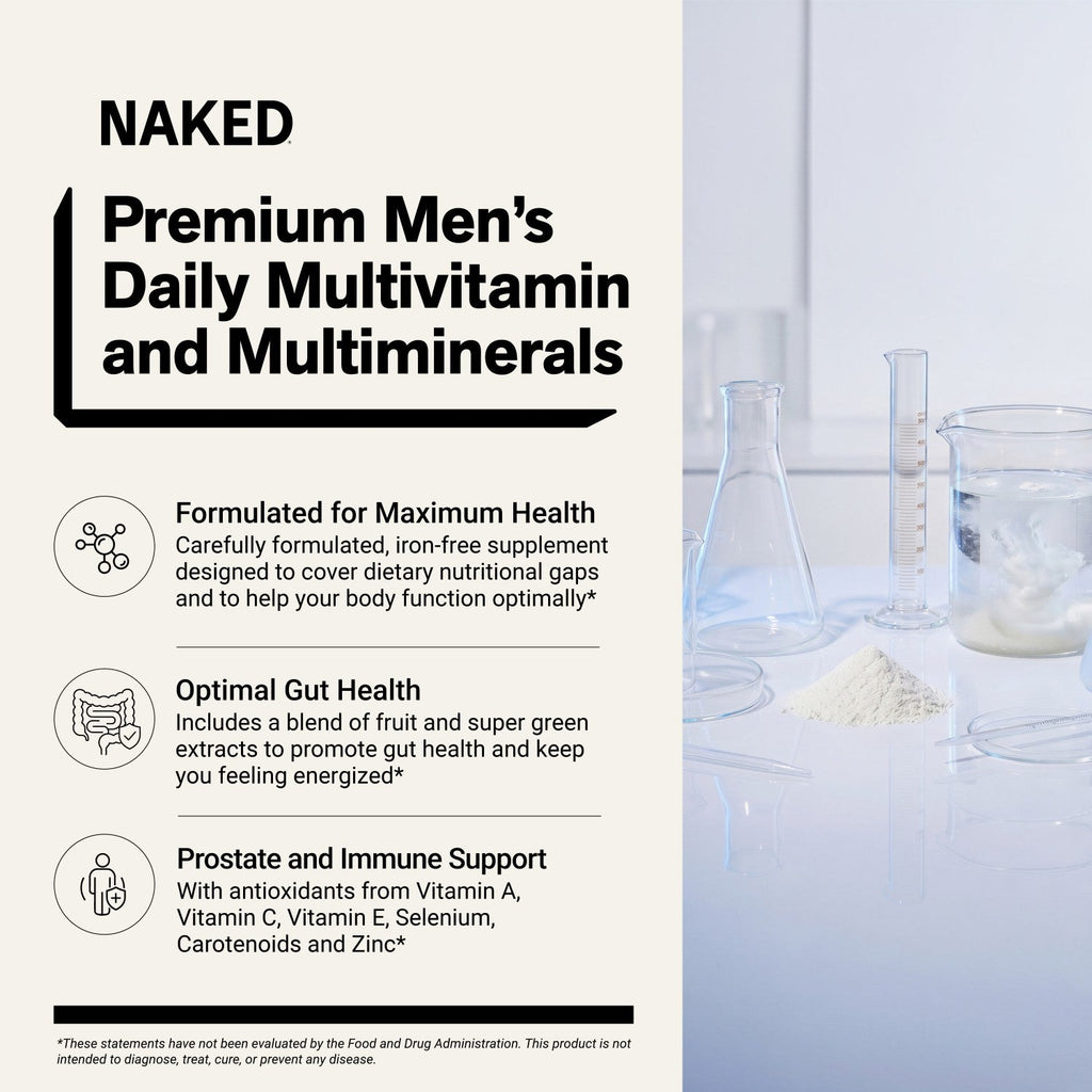Multivitamin for Men | Naked Men's Multi - 60 Capsules
