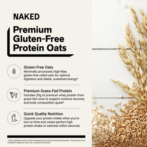 Blueberry Cobbler Protein Oats | Naked Oats