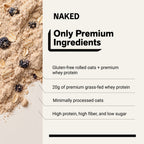 Blueberry Cobbler Protein Oats | Naked Oats