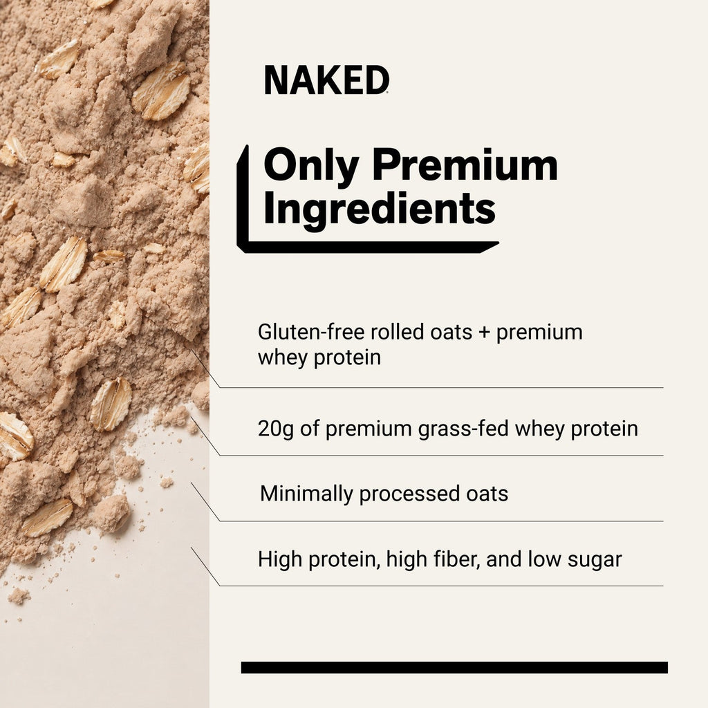 Chocolate Peanut Butter Protein Oats | Naked Oats