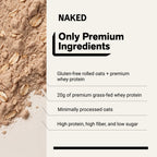Chocolate Peanut Butter Banana Protein Oats | Naked Oats
