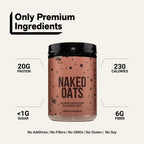 Double Chocolate Protein Oats | Naked Oats