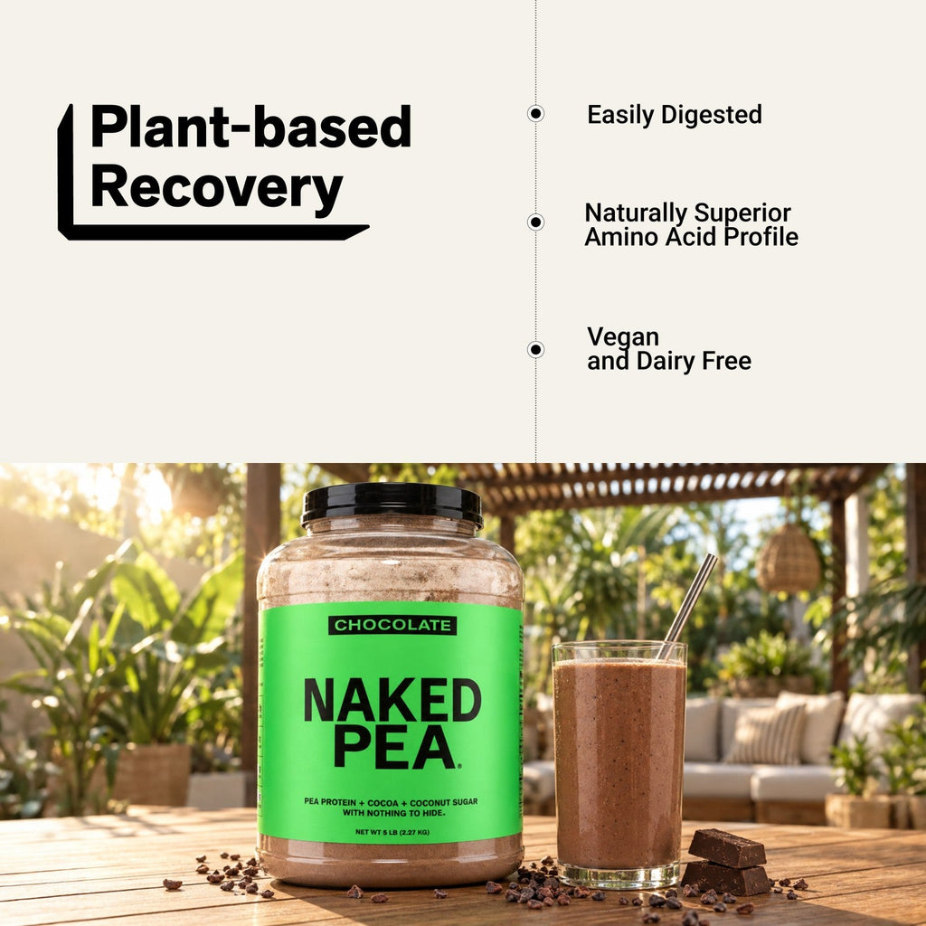 Chocolate Pea Protein Powder | Naked Chocolate Pea - 5LB