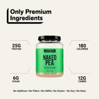 Chocolate Peanut Butter Pea Protein Powder | Naked Pea - 2LB