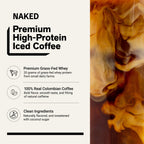 Caramel Latte Protein Iced Coffee | Naked Protein Coffee - 17 Servings