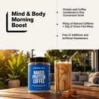 Caramel Latte Protein Iced Coffee | Naked Protein Coffee - 17 Servings