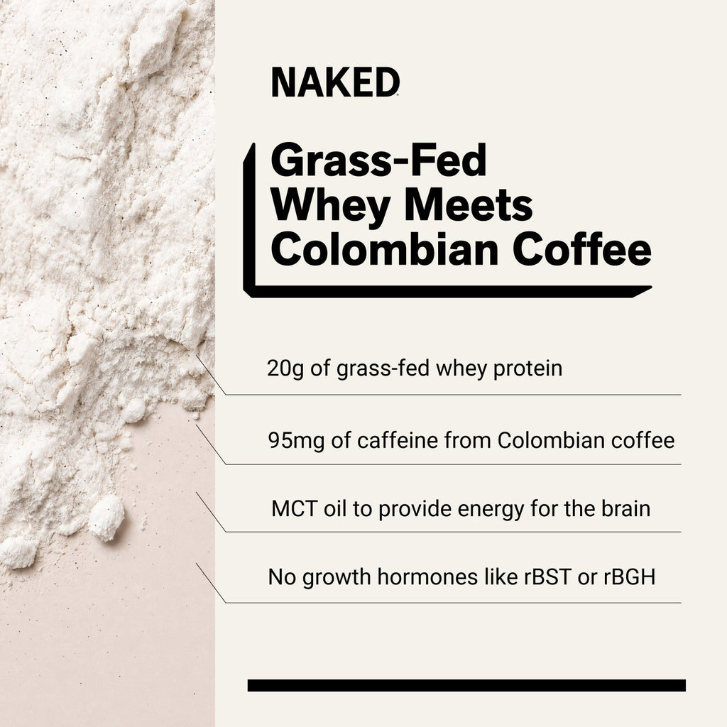 Caramel Latte Protein Iced Coffee | Naked Protein Coffee - 17 Servings