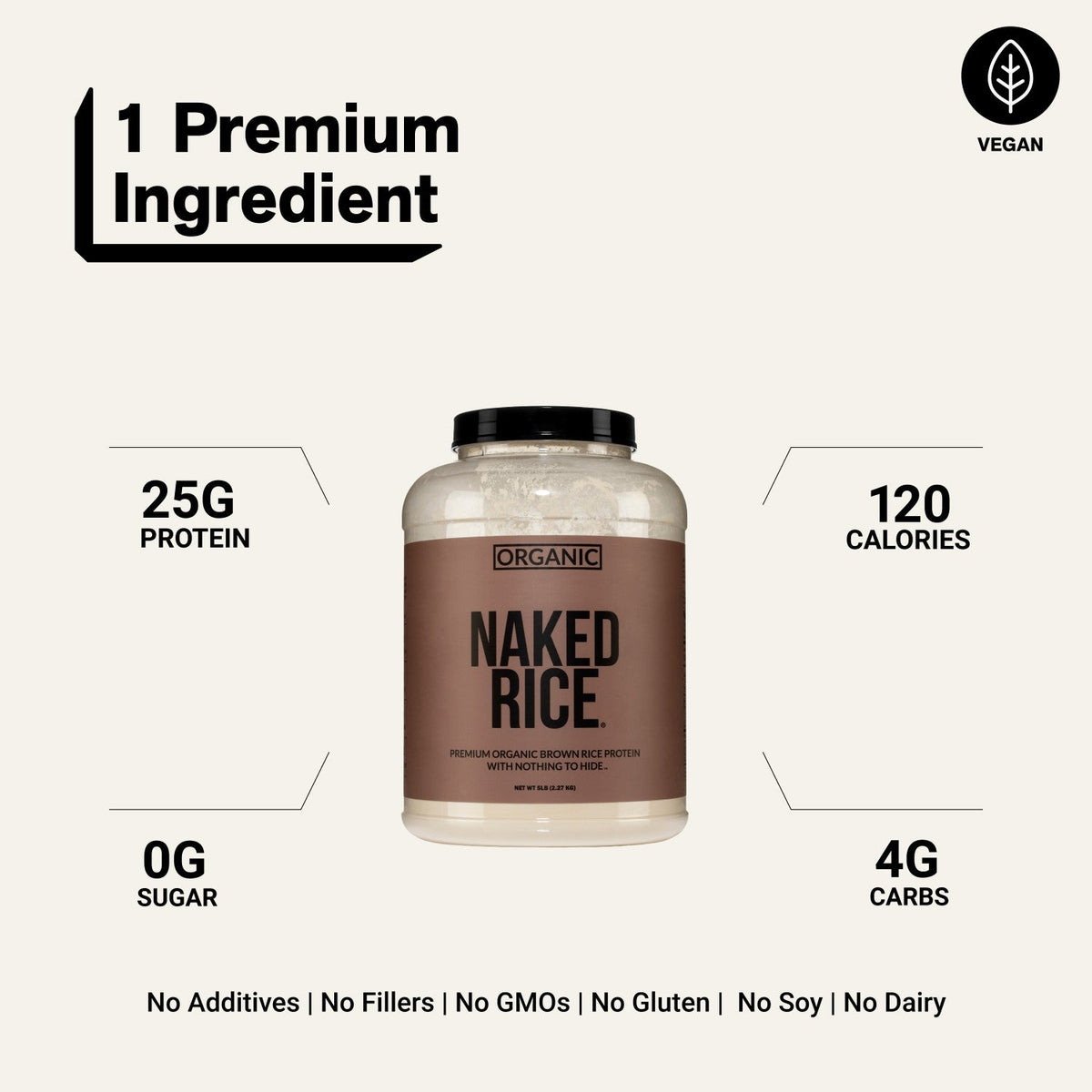 Organic Brown Rice Protein Powder