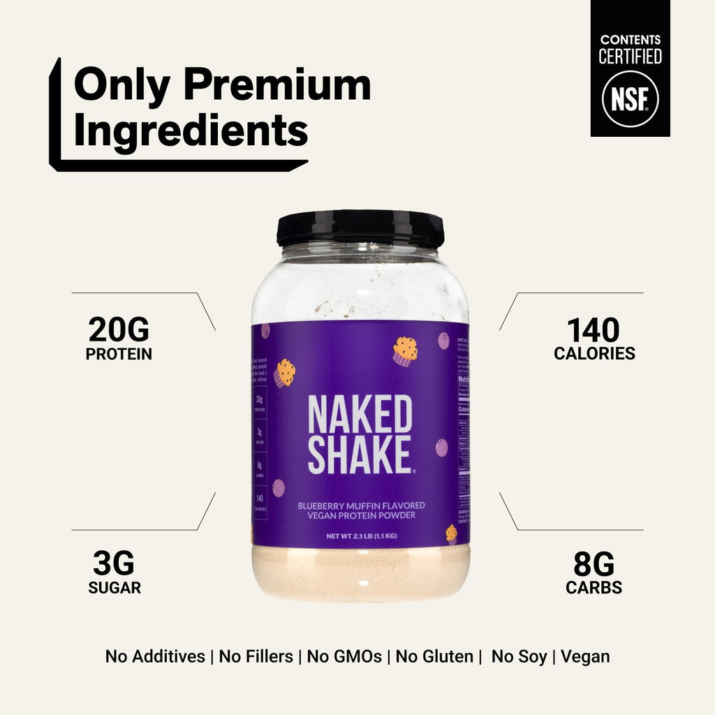 Blueberry Muffin Protein Shake | Naked Shake - 30 Servings