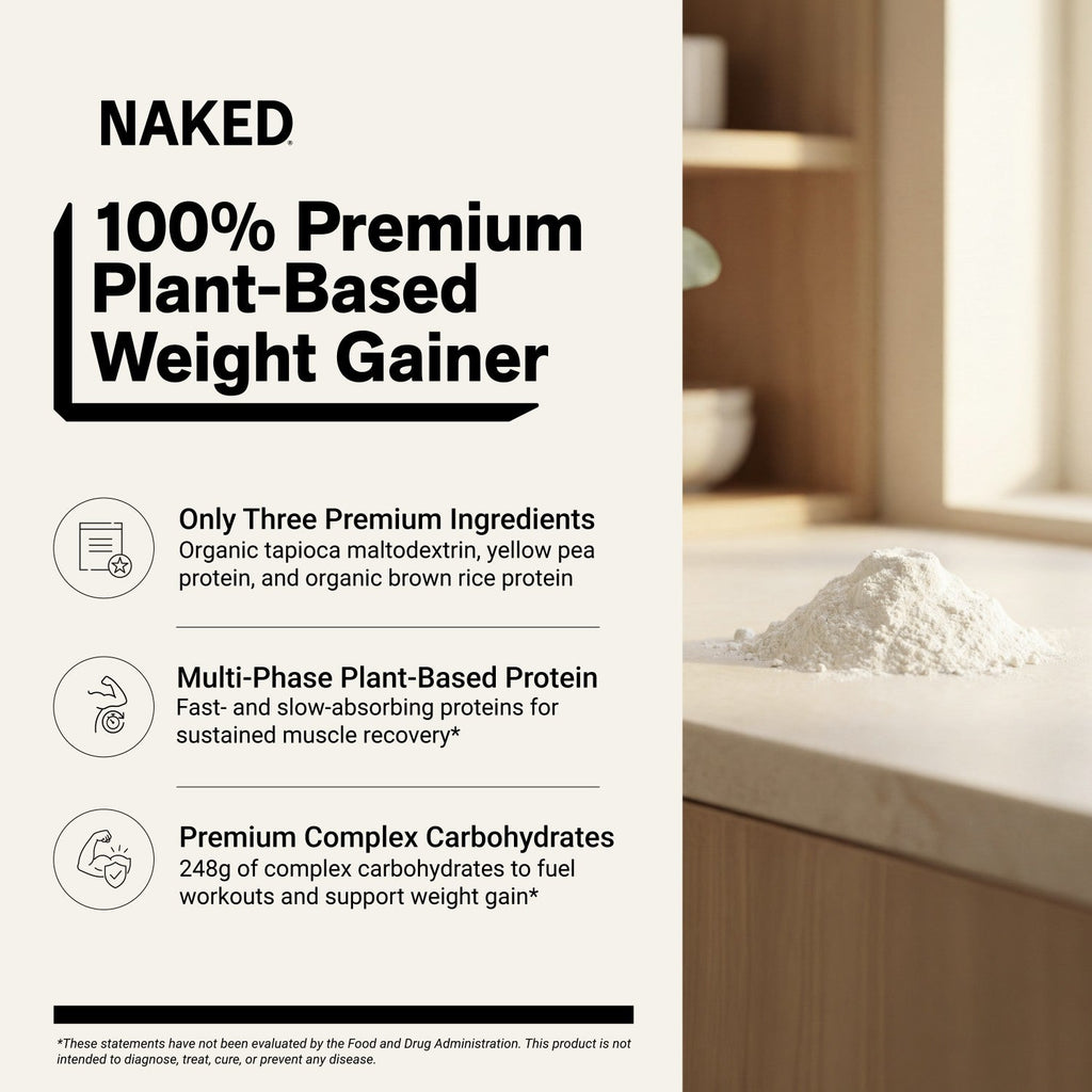 Vegan Mass Gainer Protein Powder for Muscle Growth