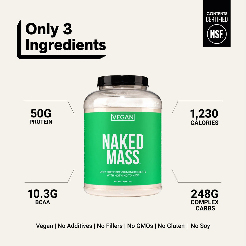 Vegan Mass Gainer Protein Powder for Muscle Growth