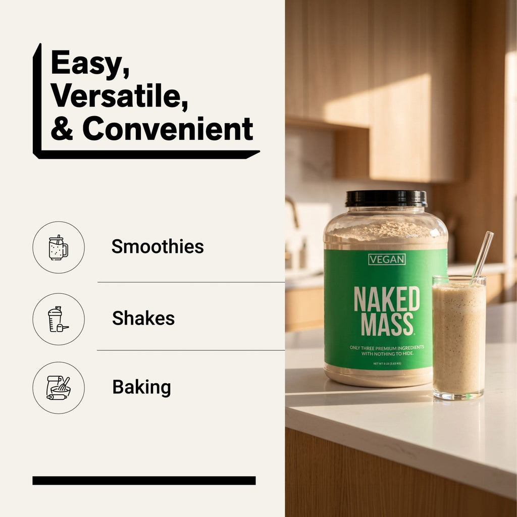 Vegan Mass Gainer Protein Powder for Muscle Growth