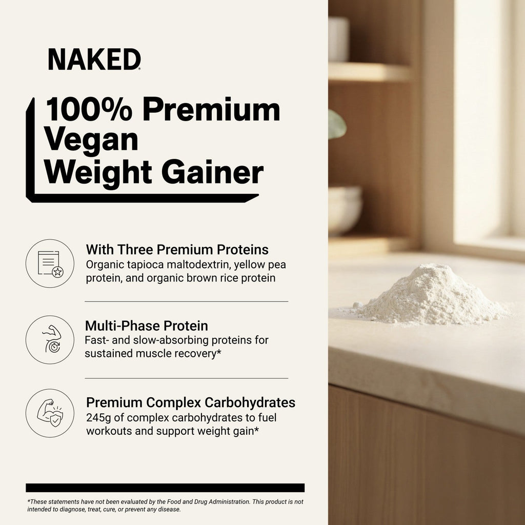 Vanilla Vegan Mass Gainer Protein Powder | No Additives