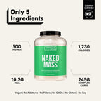 Vanilla Vegan Mass Gainer Protein Powder | No Additives
