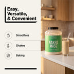 Vanilla Vegan Mass Gainer Protein Powder | No Additives