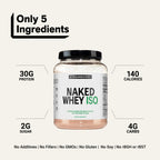 Strawberry Grass-Fed Whey Isolate Protein Powder | Naked Whey Isolate - 2LB