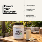 Vanilla Grass-Fed Whey Isolate Protein Powder | Naked Whey Isolate - 2LB