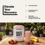 Strawberry Whey Protein Powder | Naked Strawberry Whey - 5LB
